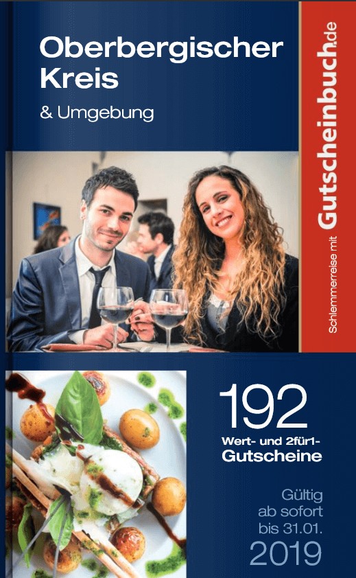 Oberbergischer Kreis & Umgebung 2018 Mit 192 Coupons Gültig Ab Sofort Bis 31.01.2019