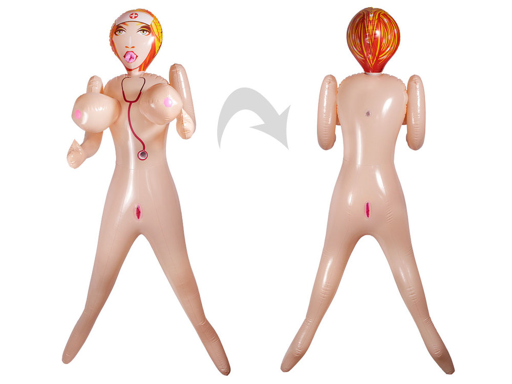 Gummipuppe Frau 61/2723 Aufblasbar Sexy Krankenschwester 155 Cm JGA Liebespuppe Scherzartikel Von Al