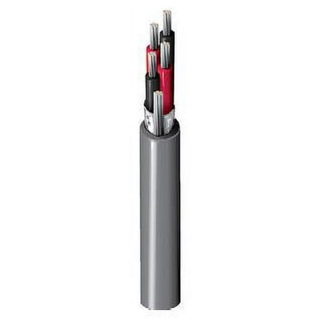 Belden 9318-CHR-U1000 Cable Foil Shield Outdoor - PVC - 300V - 2x18AWG (19x30) - Chrome - 1000Ft