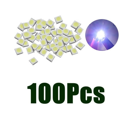 100pcs 3535 1W 3V High LED COB S Beads White LED