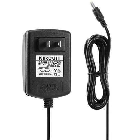 Kircuit 9V AC Adapter Replacement for Trutech Pvs12701 Sw0901500-w01 Goanywhere Pvs125b G2g Gear Dvd568 Tbd2708 DVD-708 RCA 6327e 6296 6338 6331 Porta