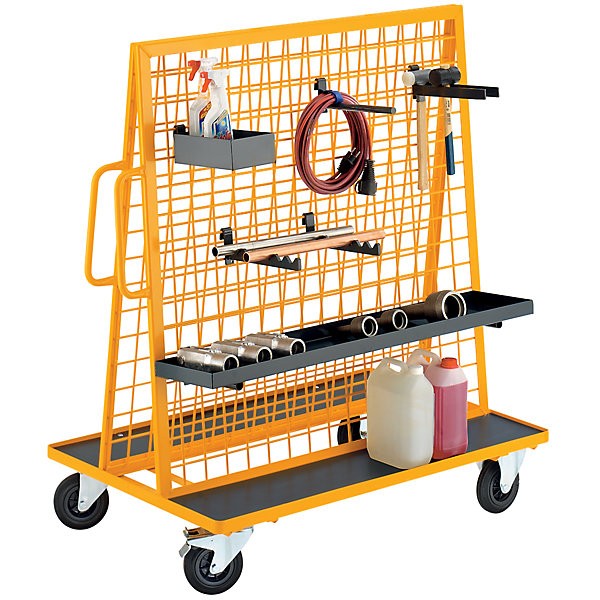 Quipo Werkzeugmobil - Tragfähigkeit 350 Kg - AuBenmaBe LxBxH 1350 X 800 X 1455 Mm -