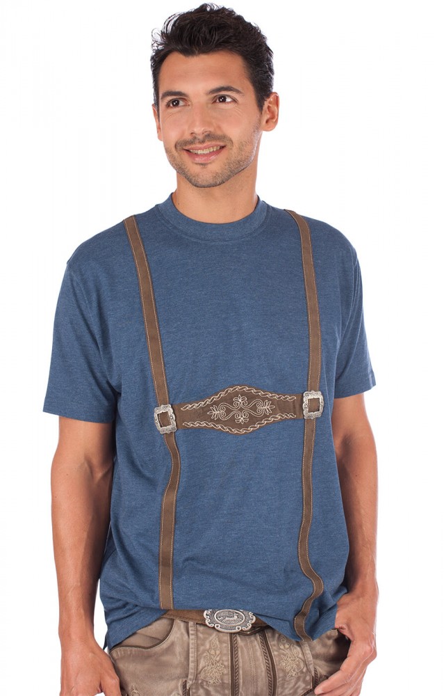 Orbis Trachten T-Shirt 928001-3460-42 Blau