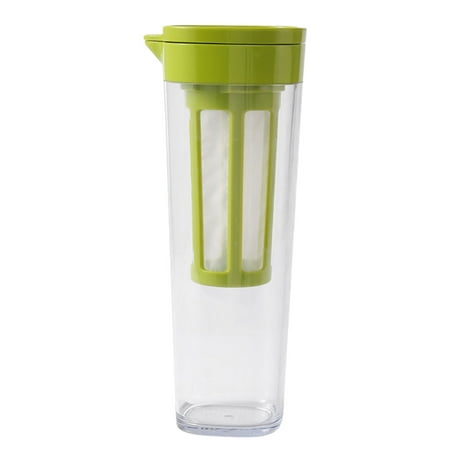 PRINxy Water Pitcher Fruit Infuser Pitcher with Removable Lid High Heat Resistance Infusion Pitcher for Hot/Cold Water Flavor-Infused Beverage & Iced 