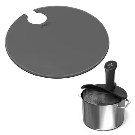 Good Sealing Performance Silicone Sous Vide Pot Lid - Food Grade  up to 10.5  Pot  Prevent Water Evaporation  Retain Flavor  Sous Vide Lid for Precisi