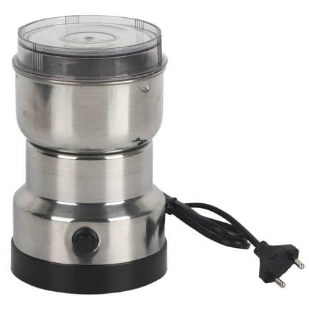 Low Noise Simple Operation Coffee Mill  Multifunctinal Stainless Steel + ABS Electric Grinder  Easy Cleaning for Home Restaurant