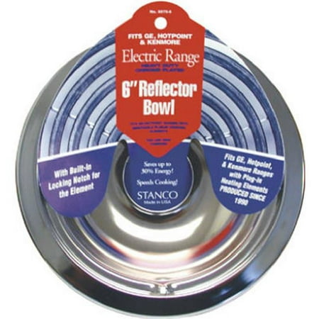 Stanco Metal Prod 5075-6 Chrome Lock Notch Bowl - 6 in.
