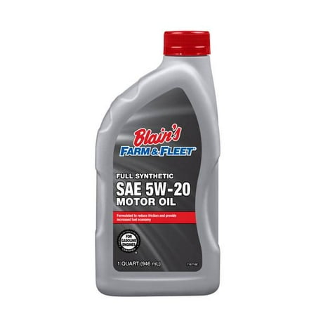 Blain S Farm & Fleet 1 Quart 5W-20 Full Synthetic Motor Oil
