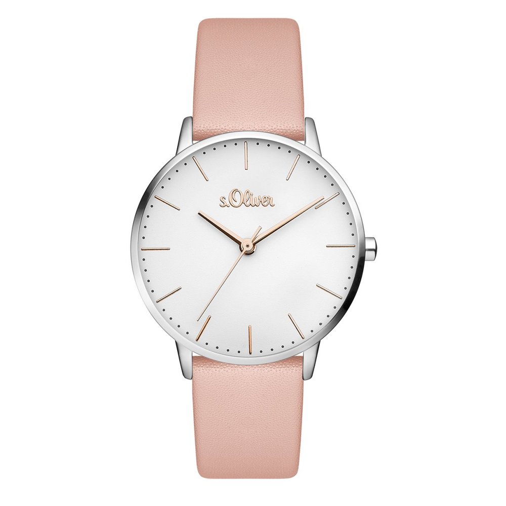 S.Oliver Damen Uhr Armbanduhr Leder So-3443-Lq