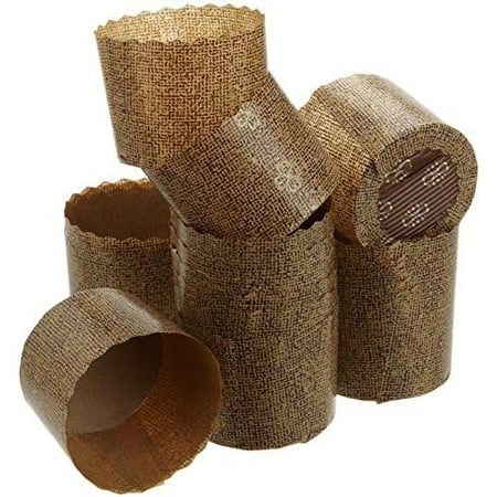 7751 Panettone Paper Mold  25-Pack  2 X 2 3/8 Inches