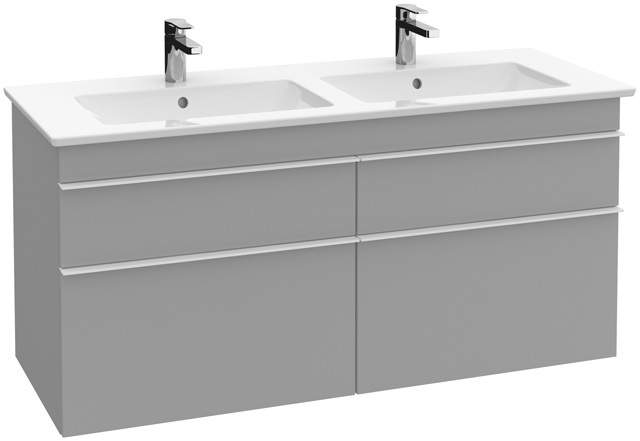Villeroy & Boch Waschtischunterschrank Venticello 1253 X 590 X 502 Mm Glass, Black, A93003Rf