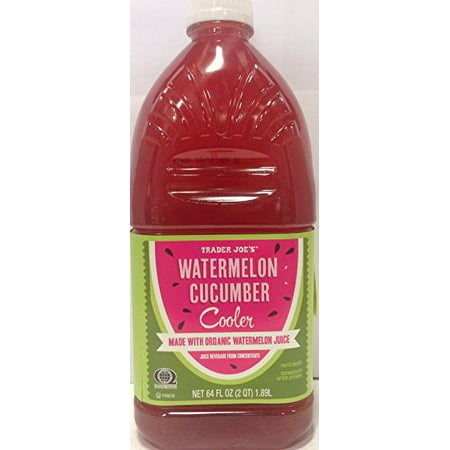 Watermelon Cucumber Cooler - Made with Organic Watermelon Juice  64 OZ(1.89 L)