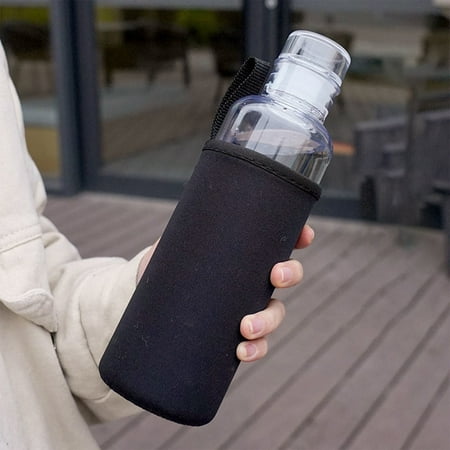 Cuoff Clear Plastic Water Bottles - 16 Oz Plastic Bottles with Caps Leak Proof - Plastic Juice Bottles for Juicing - Reusable Plastic Bottle for Juici