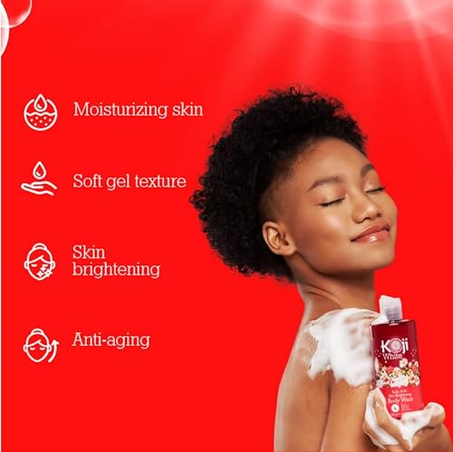 Koji White Kojic Acid Skin Brightening Body Wash - Daily Moisturizing Skin Cleanser, Uneven Skin Tone with Flower Acid Extracts, Hyaluronic Acid, Vita thumbnail