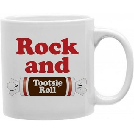 Imaginarium Goods 11 Oz. Coffe Mug  Rock and Tootsie Roll