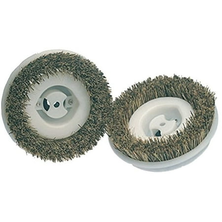 Koblenz 45-0134-2 Floor Scrubbing Brushes  2-Pack  Standard  Beige/White