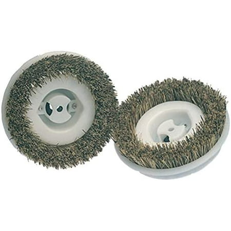 45-0134-2 Floor Scrubbing Brushes  2-Pack  Standard  Beige/White