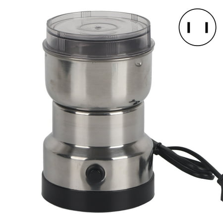 Low Noise Simple Operation Coffee Mill  Multifunctinal Stainless Steel + ABS Electric Grinder  Easy Cleaning for Home Restaurant