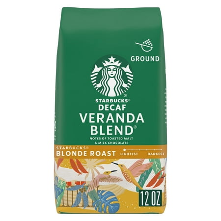 Starbucks® Decaf Veranda® Blend – Ground Coffee 12 Oz (Pack of 2)