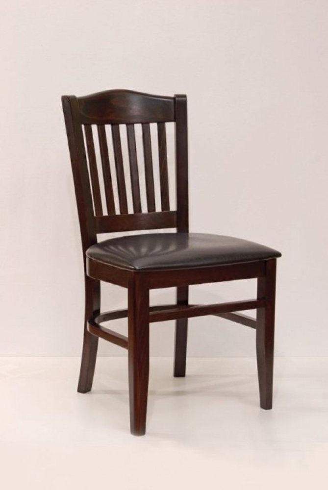 Polstertuhl Gastro 2320 Lederlook Schwarz