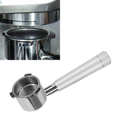 Coffee Portafilter  Silver Color Bottomless Naked Portafilter Bottomless Handlheld Portafilter for 9 Series 9335 9155 9355