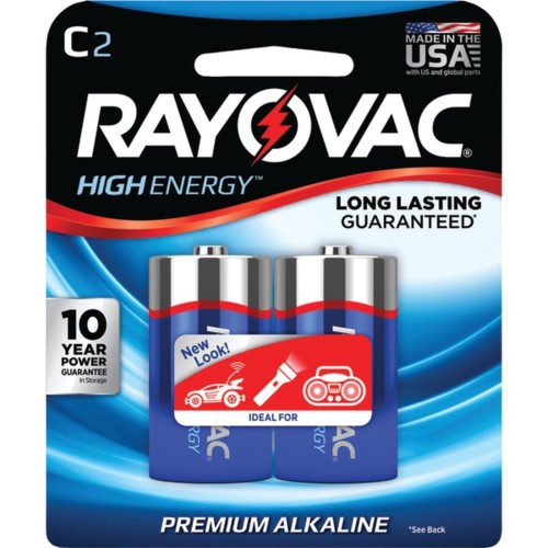 Rayovac(R) 814-2J Alkaline Batteries (C; 2 Pk)