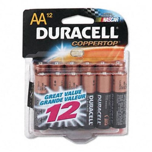Coppertop Alkaline Batteries AA 12 Pack