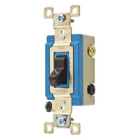 Bryant Wall Switch Brown 15A 4-Way Switch 4804