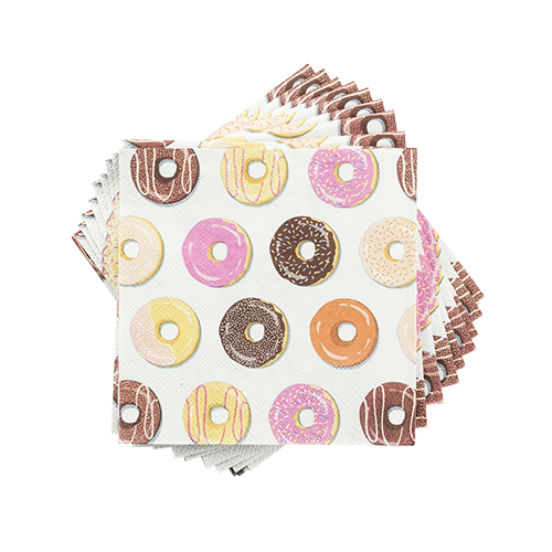 Donut Cocktail Napkin by Cakewalk