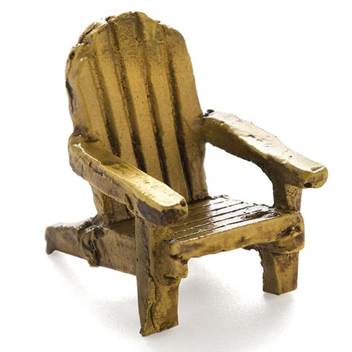 Micro Adirondack Chair for Miniature Garden, Fairy Garden