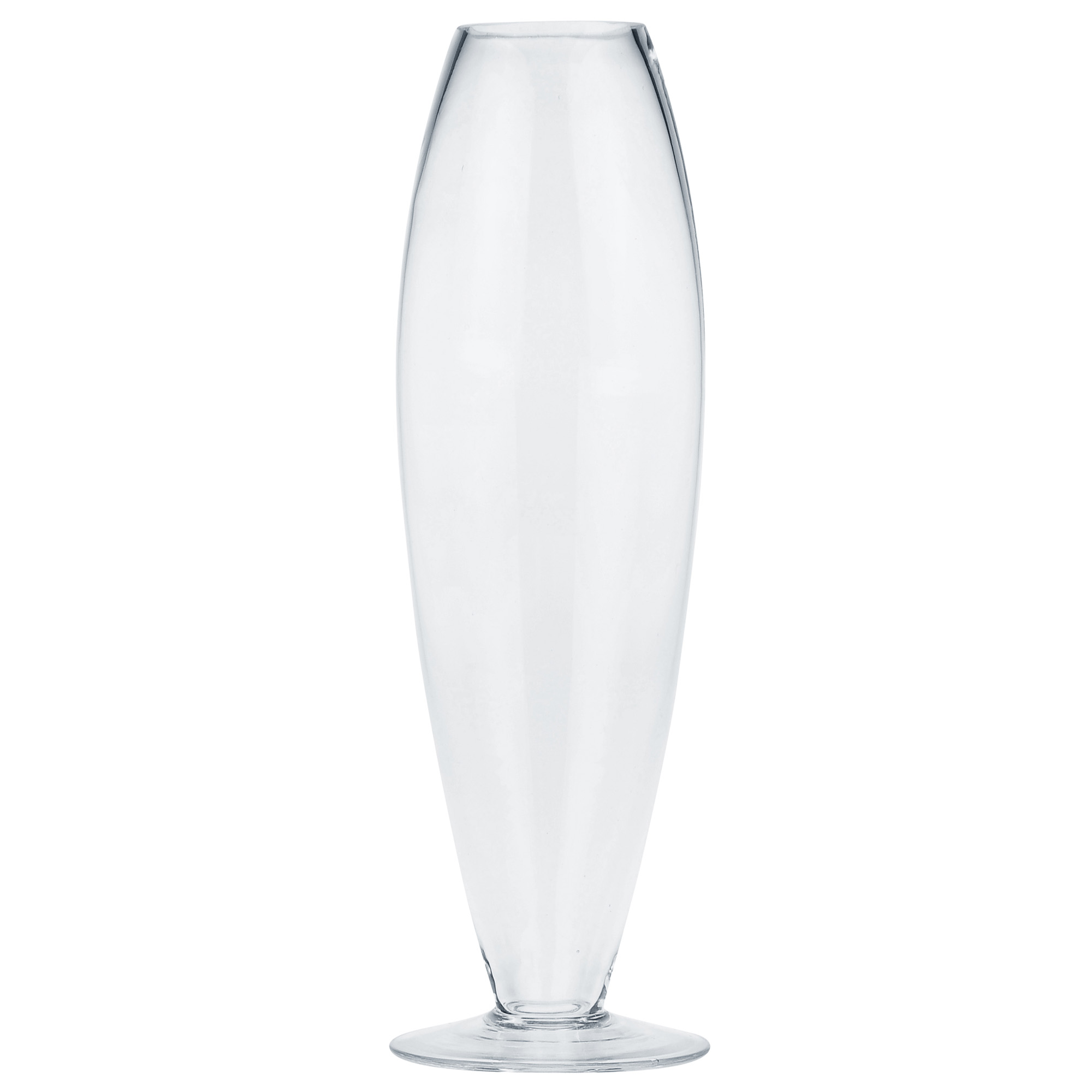 Couronne Co. Flute Glass Vase, 7262-P, Clear