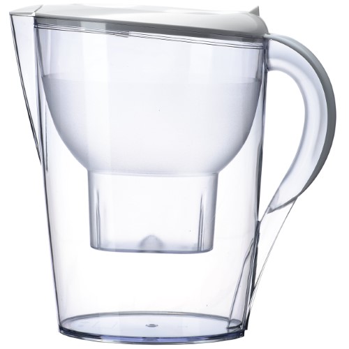 Alkaline Water Pitcher - Best for Instantly Filtered Clean Water - 3.5 Liter Purifier & Alkalinity Filter (White) White