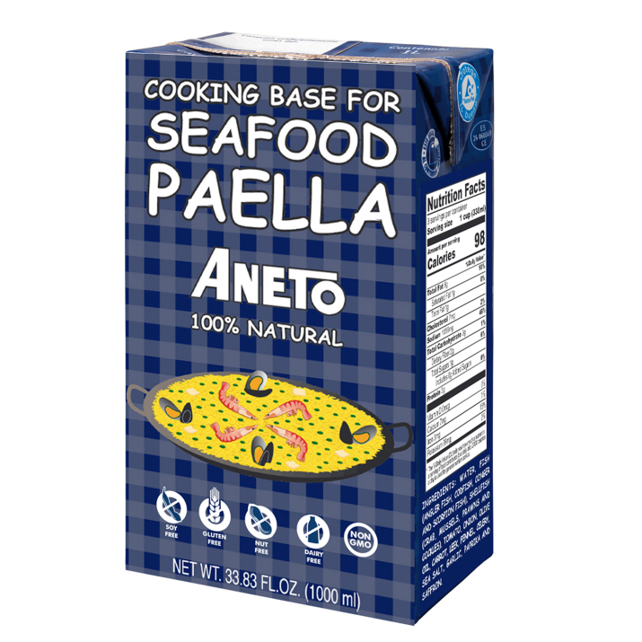 SEAFOOD COOKING BASE FOR PAELLA, SEAFOOD