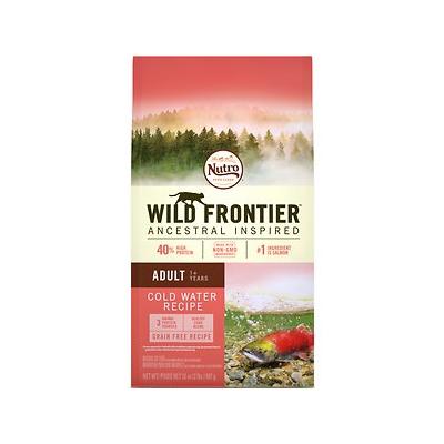 Nutro Wild Frontier Adult Cold Water Recipe Salmon Flavor High-Protein Grain-Free Dry Cat Food, 2-lb Bag