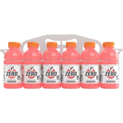 Gatorade Zero Sugar Thirst Quencher Watermelon Splash Sports Drink  12 Fl Oz  12 Pack Bottles