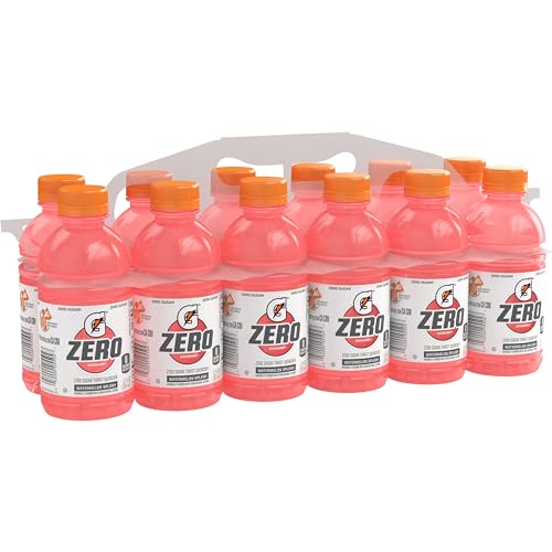 Gatorade Zero Sugar Thirst Quencher Watermelon Splash Sports Drink  12 Fl Oz  12 Pack Bottles thumbnail