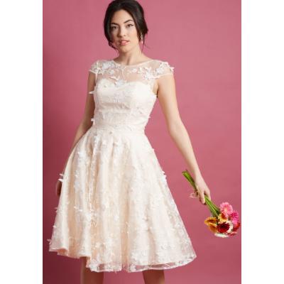 Chi Chi London Eyes on the Bride a-Line Dress in Posy in 16