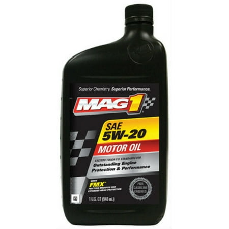 Mag1 MG0452P6 Passenger Car Motor Oil  SAE 5W-20  1 Qt  Each