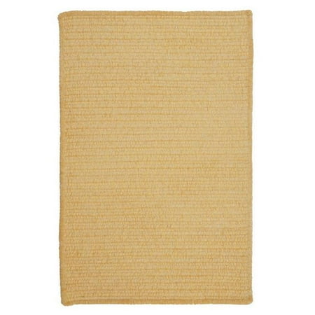 Colonial Mills Rug Simple Chenille Braided Rug - Dandelion - 10 Ft. Square