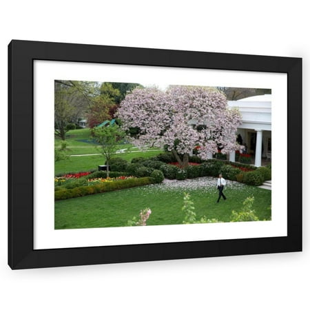 American Photo Archive 20x13 Black Modern Wood Framed Wall Art Titled - April 16  2015  the President Was About to Sign H.R. 2 Medicare Access and Chi