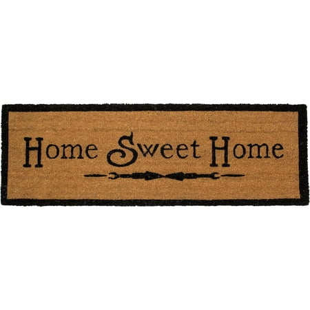 Natural Coir Home Sweet Home Doormat 16  X 48
