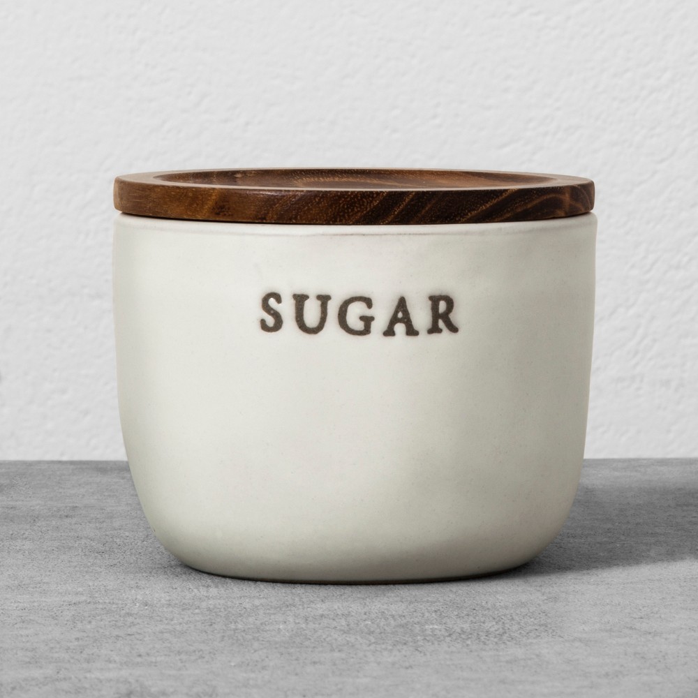 Stoneware Sugar Cellar Cream - Hearth & Hand with Magnolia, White