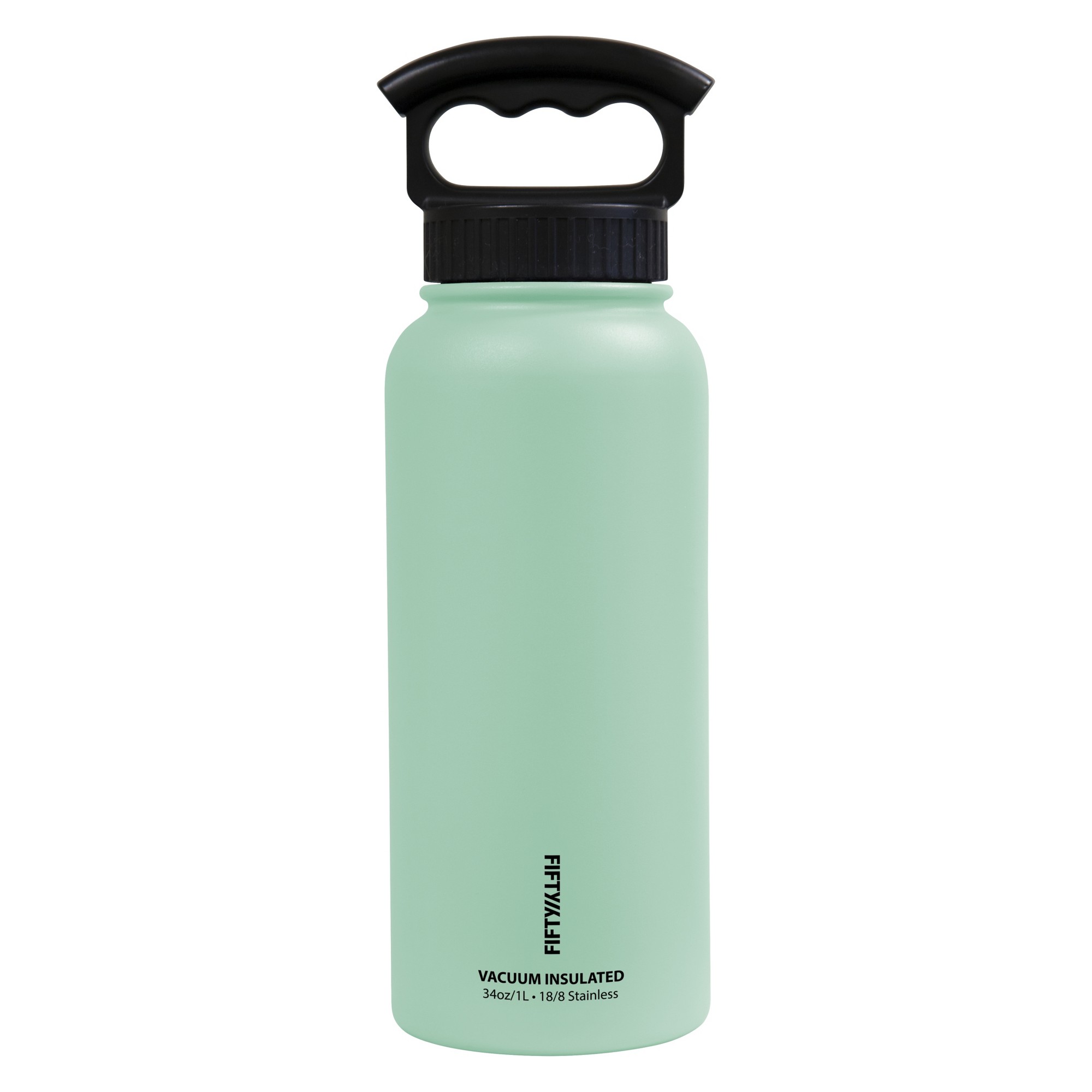 Fifty-Fifty 592075 34 Oz Vacuum Insulated with 3 Fing - Mint thumbnail
