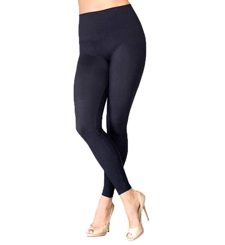 ASSETS by SPANX Women's Leggings DARK - Denim Shaping Leggings - Dark Indigo