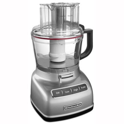 KitchenAid Refurbished 9-Cup Food Processor W/ Exactslice System in Silver, RKFP0930CU thumbnail