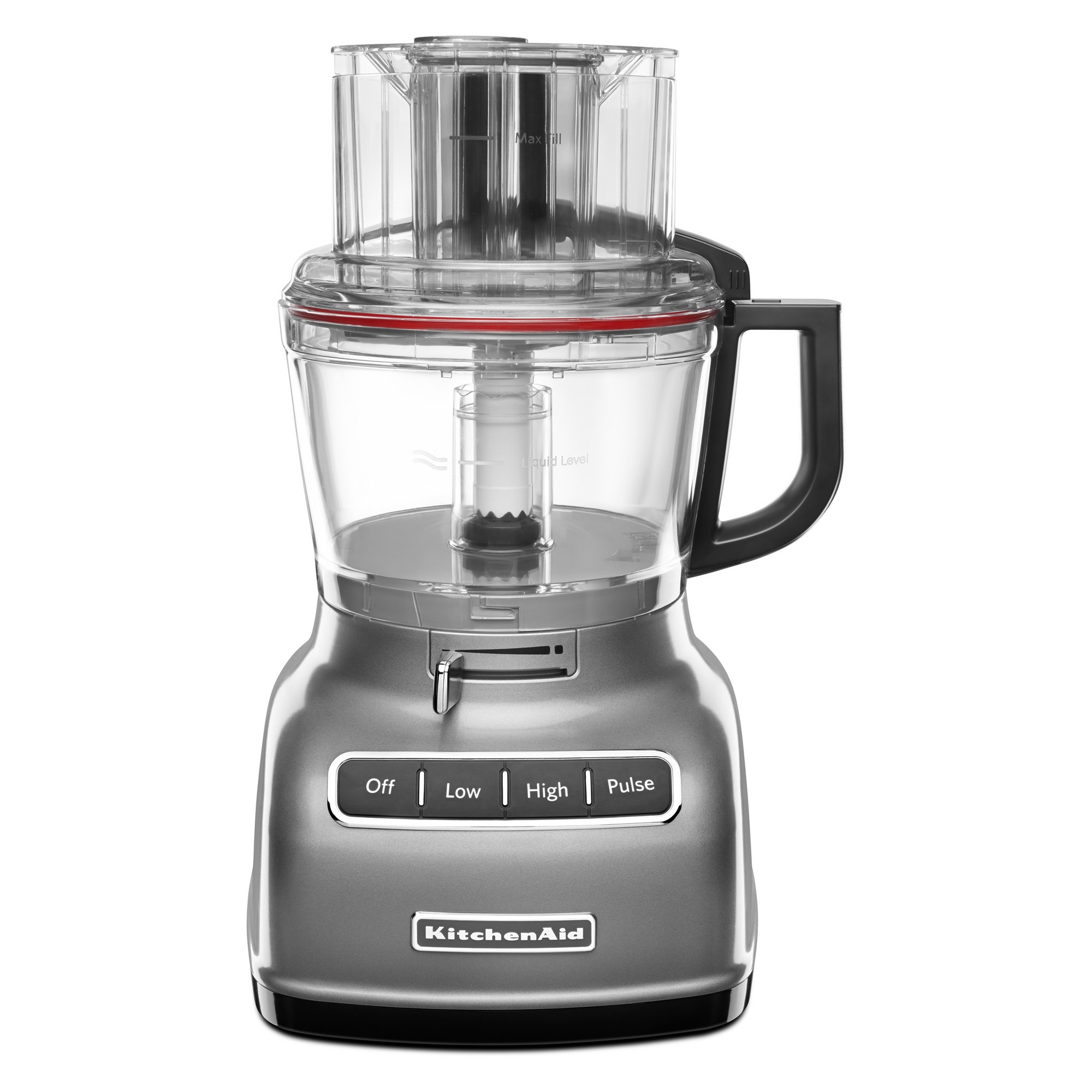 KitchenAid Refurbished 9-Cup Food Processor W/ Exactslice System in Silver, RKFP0930CU thumbnail
