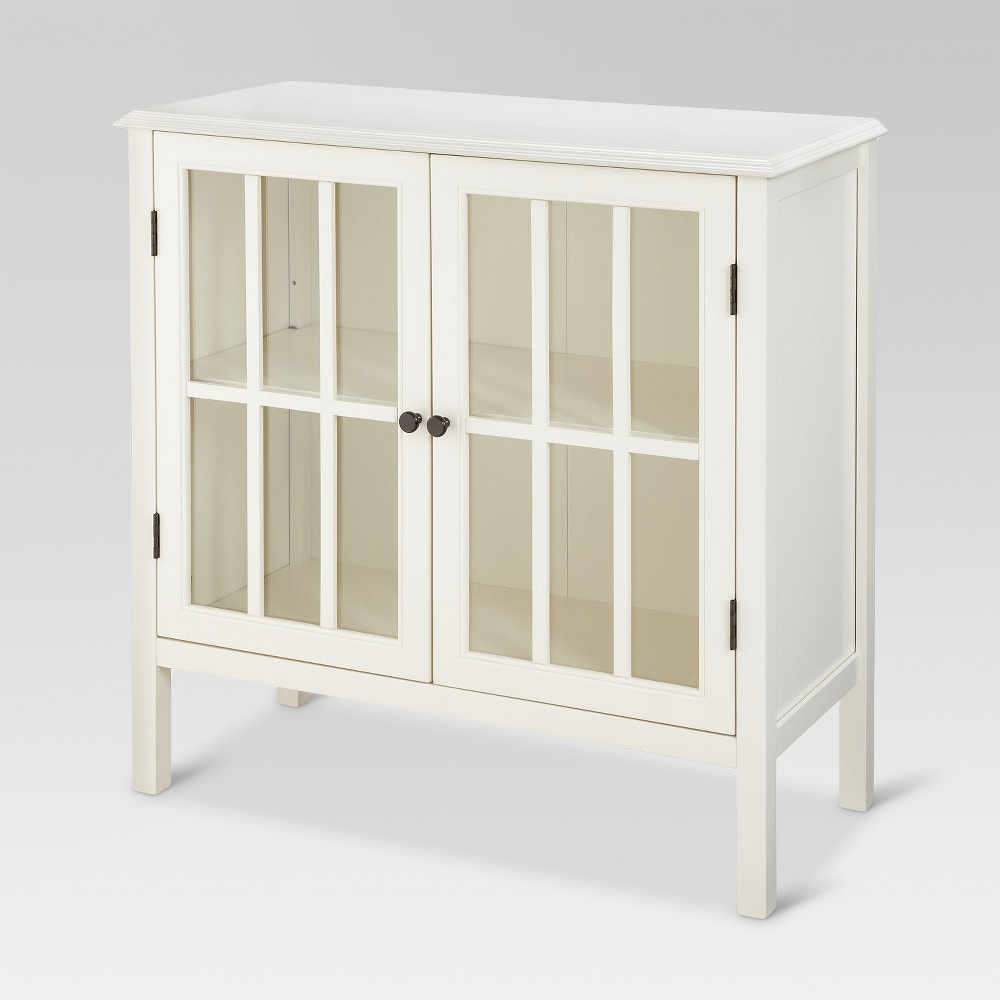 Windham 2 Door Accent Cabinet Shell White - Threshold
