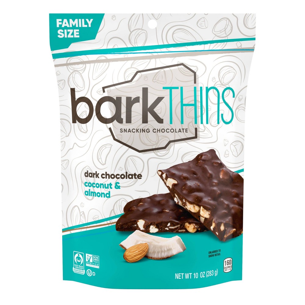 barkTHINS Coconut With Almonds Dark Chocolate - 10oz