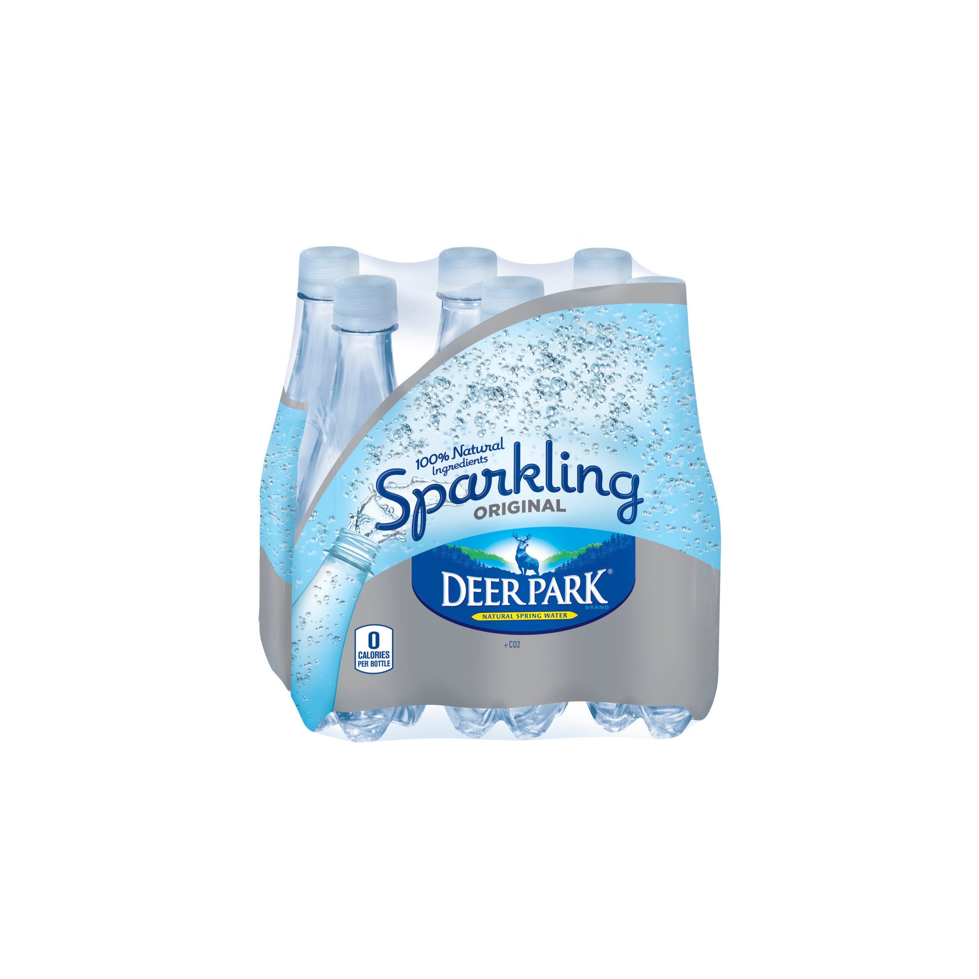 Deer Park Brand Sparkling Natural Spring Water - 6pk/16.9 Fl Oz Bottles thumbnail