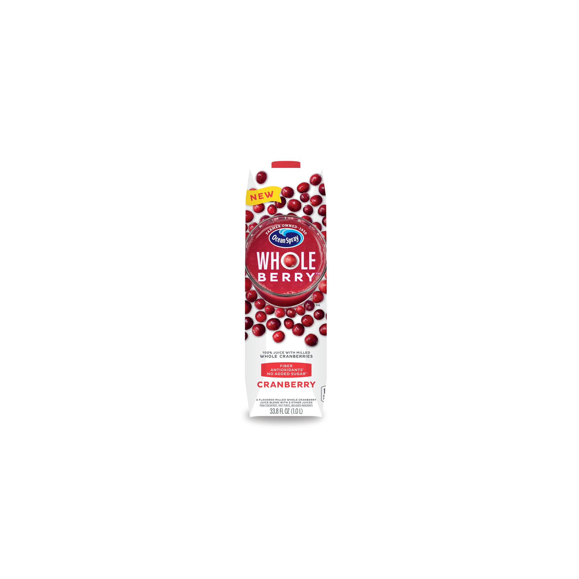 Ocean Spray Whole Berry Cranberry Juice - 33.8 Fl Oz Carton thumbnail